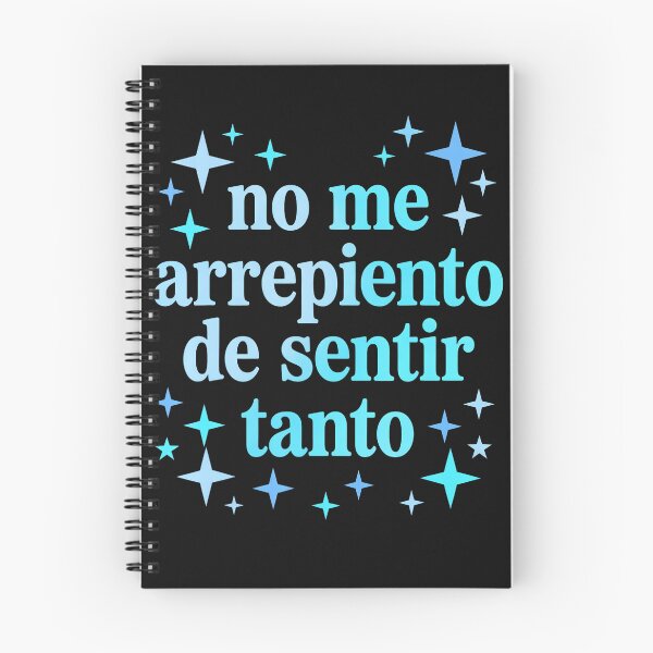 Item preview, No Me Arrepiento De Sentir Tanto Spanish Quote Stars designed and sold by Chromatic-Cubes.