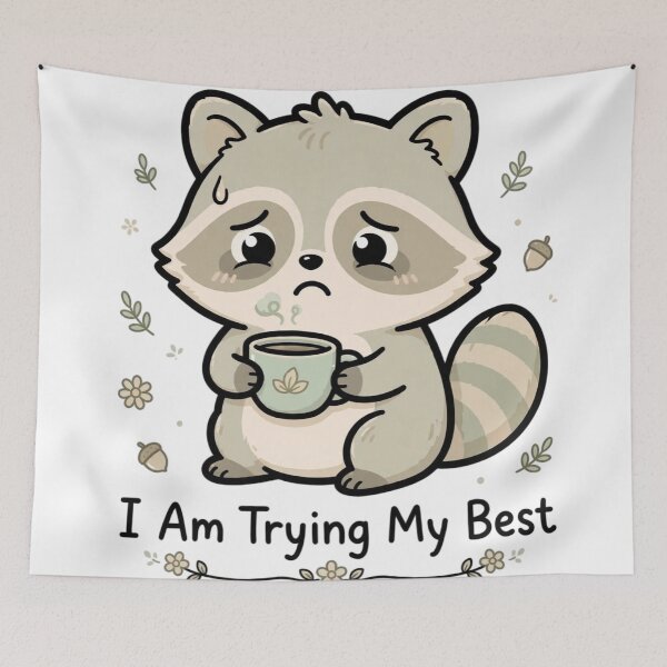 Item preview, I am trying my best designed and sold by DkSpirit.