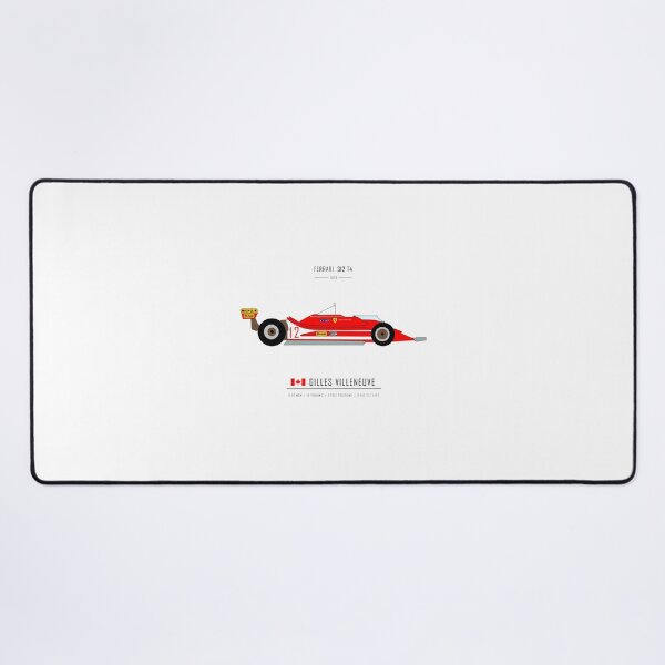 Item preview, Gilles Villeneuve Ferrari Racing Classic Motorsport Design designed and sold by PORTALSTAR.