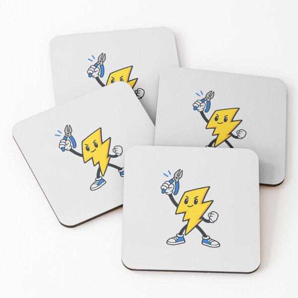 Item preview, Powered By Caffeine And Volts — Funny Electrician Trade Pride Design Main tag: electrician gift designed and sold by Fanverse Merchandise.