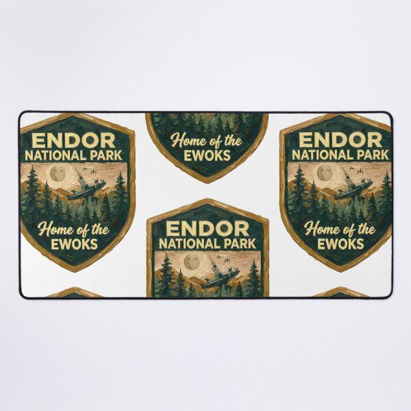 Item preview, Endor National Park: Home of the Ewoks designed and sold by FrontierCosmic.