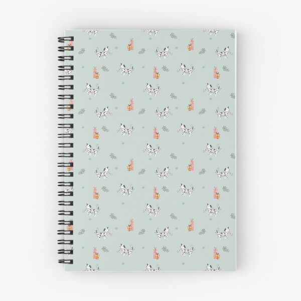 Item preview, Cute Watercolor Dalmatian Christmas Sage Green Pattern designed and sold by svitlaarty.