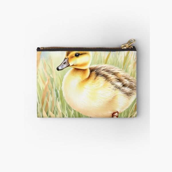 Item preview, Cute Watercolor Duckling in Meadow Grass designed and sold by Hackl20.