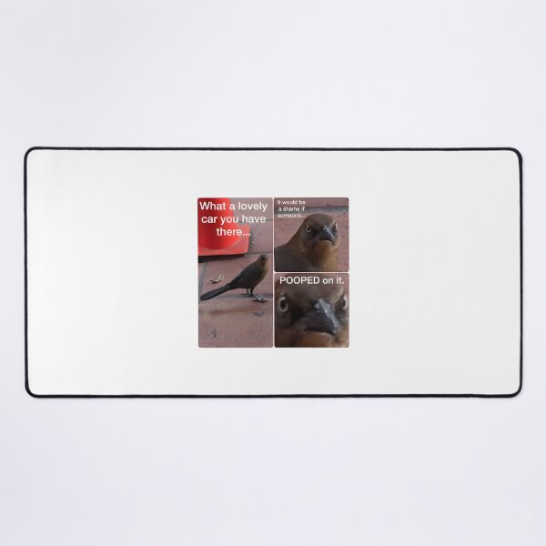 Item preview, Angry Grackle Bird Pooping on Car Funny Nature Design designed and sold by lively. stickers.