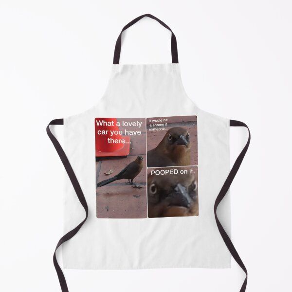 Item preview, Angry Grackle Bird Pooping on Car Funny Nature Design designed and sold by lively. stickers.