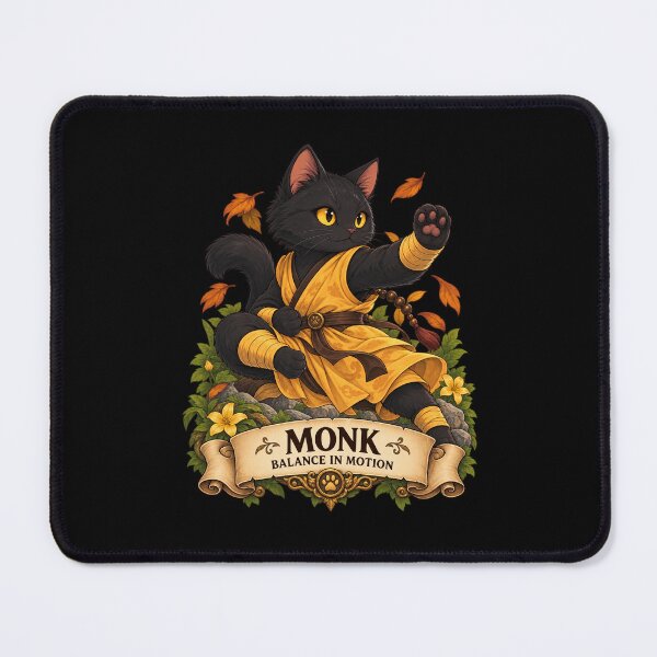 Item preview, Monk Cat – Balance In Motion designed and sold by StudioSand.