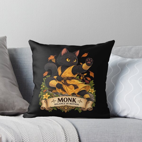 Item preview, Monk Cat – Balance In Motion designed and sold by StudioSand.