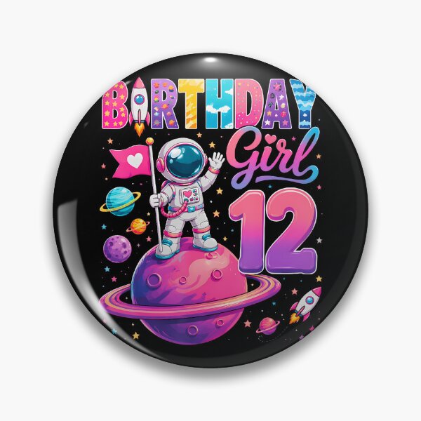 Item preview, 12Th Birthday Girl Astronaut Bday Party 1Years Old designed and sold by serialcarachts.