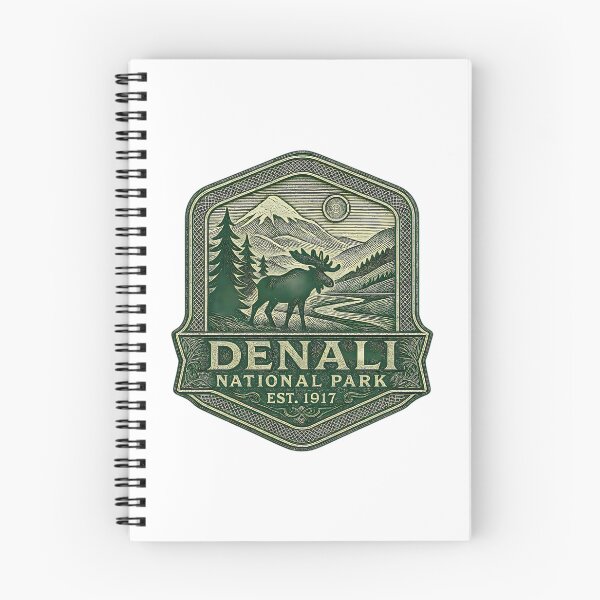 Item preview, Denali National Park Classic Engraved Look designed and sold by PerditaLu.