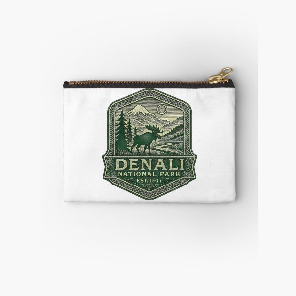 Item preview, Denali National Park Classic Engraved Look designed and sold by PerditaLu.