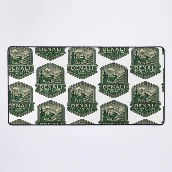 Item preview, Denali National Park Classic Engraved Look designed and sold by PerditaLu.