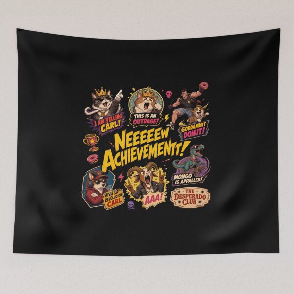 Item preview, Neeeeeew Achievett - Dungeon Crawler Carl designed and sold by HimeDracular.