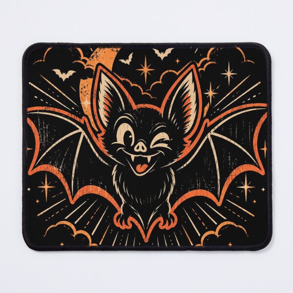 Item preview, Vintage Halloween Bat, Retro Spooky Bat, Gothic Moon Night, Cute Creepy Animal, Halloween Lover Gift designed and sold by Cchotlan.