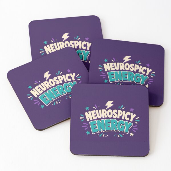 Item preview, Neurospicy Energy ADHD Affirmation Humor Tee designed and sold by GSideArtStore.