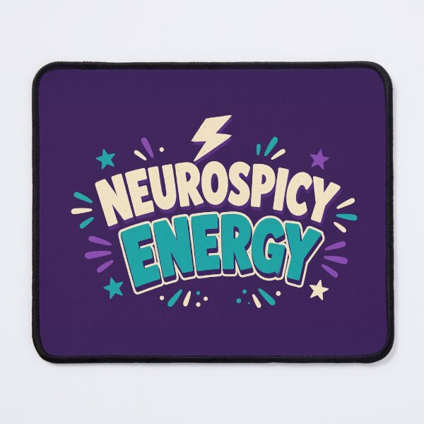 Item preview, Neurospicy Energy ADHD Affirmation Humor Tee designed and sold by GSideArtStore.