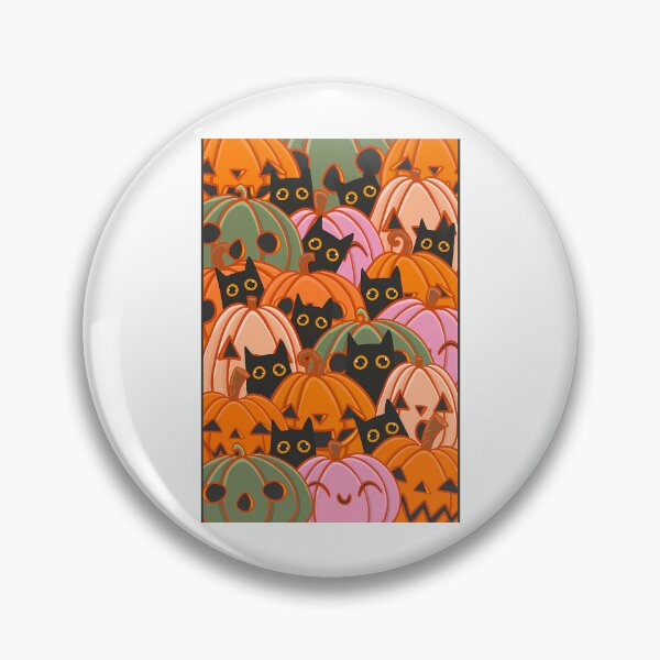 Item preview, Peek A Boo Cats In The Pumpkins designed and sold by LadyMoldavites.