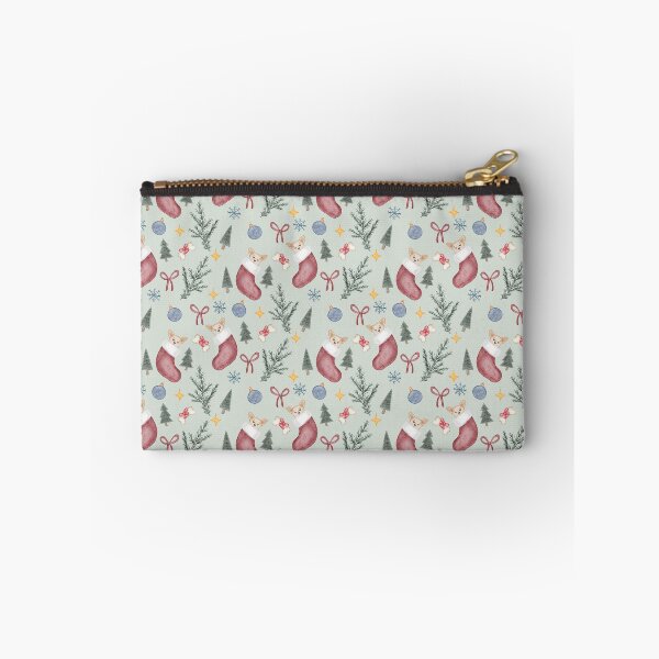 Item preview, Cute Watercolor Chihuahua in Christmas Stocking Pattern designed and sold by svitlaarty.