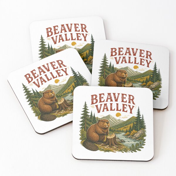 Item preview, Beaver Valley – Rustic Outdoor Nature Design designed and sold by CutieGalore.