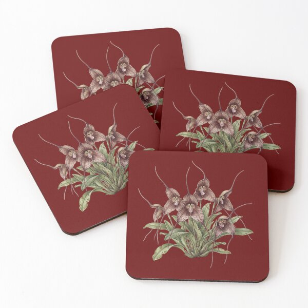 Item preview, The Nightmare Orchid: Dracula Chimaera Dark Botanical Print designed and sold by FreiherrPK.