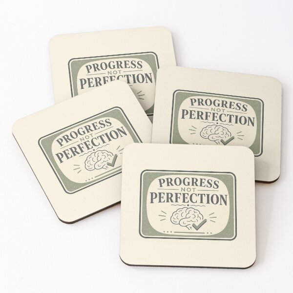 Item preview, Progress Not Perfection ADHD Soft Affirmation Tee designed and sold by GSideArtStore.