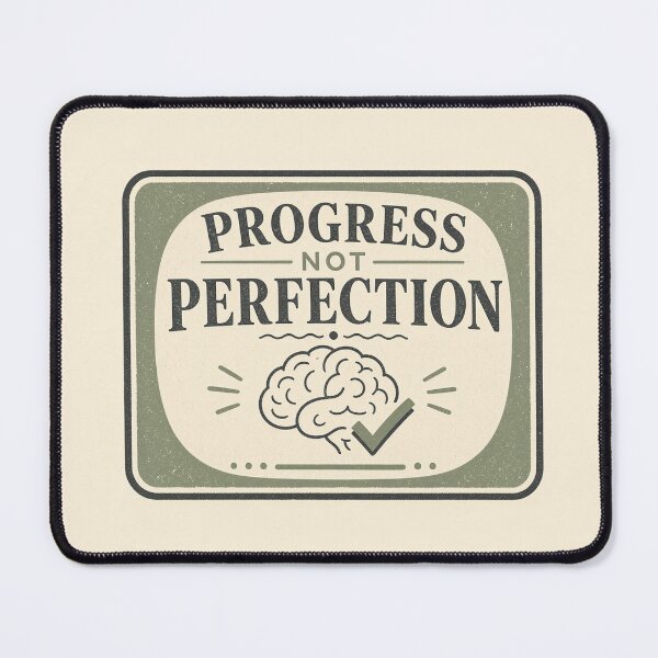 Item preview, Progress Not Perfection ADHD Soft Affirmation Tee designed and sold by GSideArtStore.