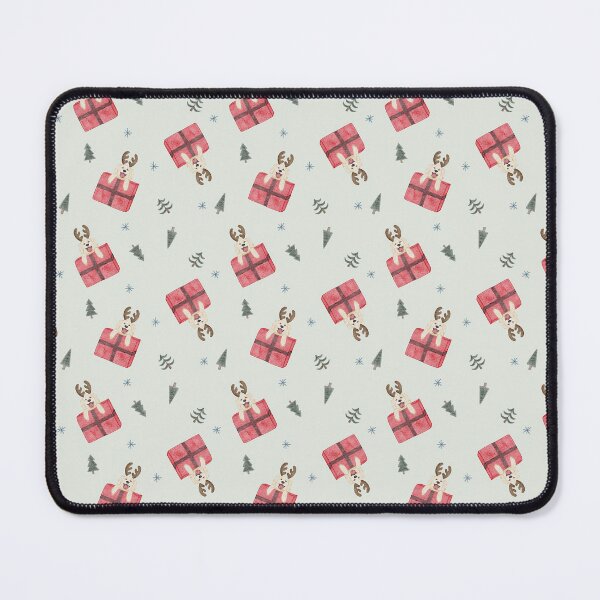 Item preview, Cute Watercolor Dog in Christmas Present Box Pattern designed and sold by svitlaarty.