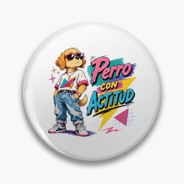 Item preview, Perro con actitud retro designed and sold by shopbyjnb.
