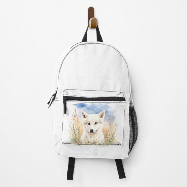 Item preview, Cute Watercolor Arctic Fox in Meadow Grass designed and sold by Hackl20.