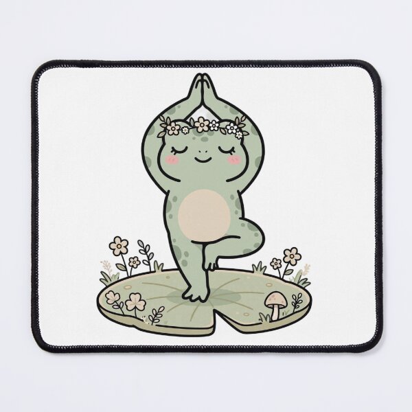 Item preview, Yoga frog tree pose designed and sold by DkSpirit.