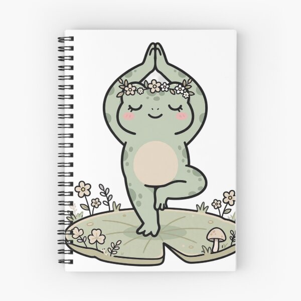 Item preview, Yoga frog tree pose designed and sold by DkSpirit.
