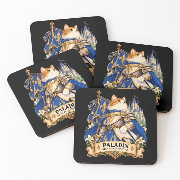 Item preview, Paladin Cat – Righteous Purpose designed and sold by StudioSand.