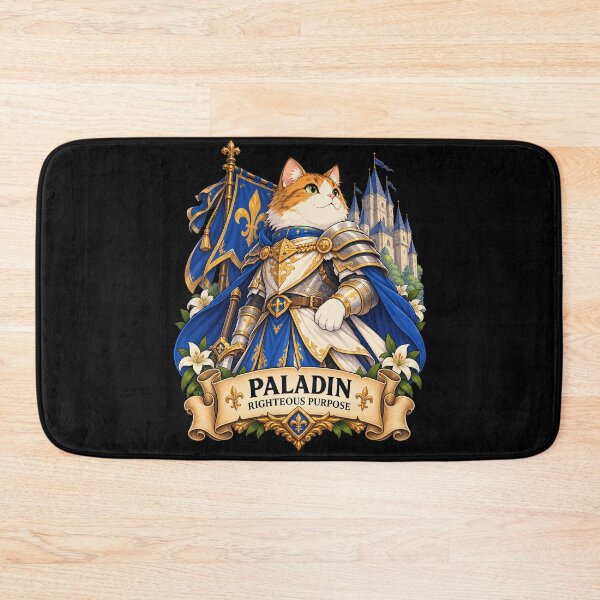 Item preview, Paladin Cat – Righteous Purpose designed and sold by StudioSand.