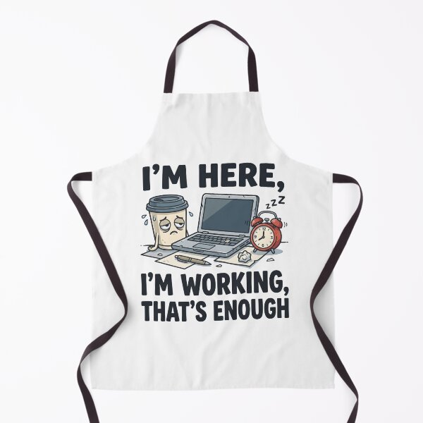 Item preview, Im Here Im Working Thats Enough designed and sold by Flamocha.