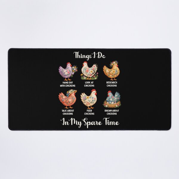 Item preview, Things I Do In My Spare Time Funny Chicken designed and sold by LounisArt.
