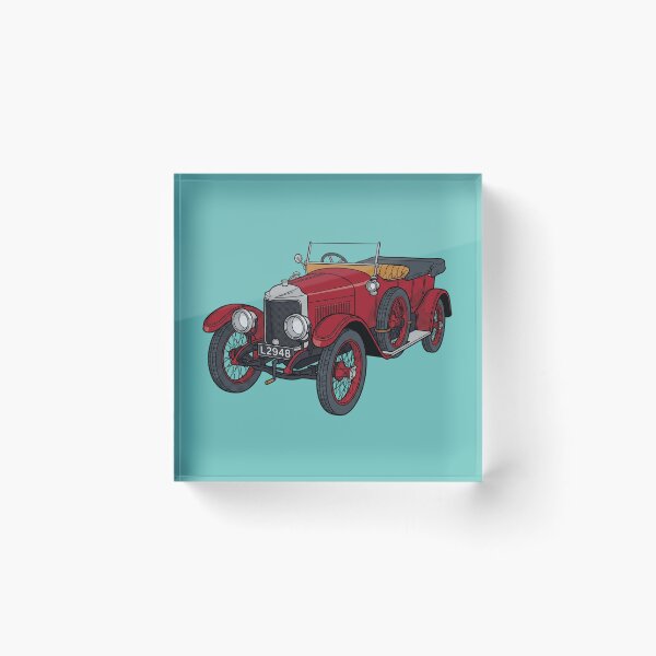 Item preview, The Edwardian Road-Burner: 1910 Vauxhall Prince Henry Car Art Print designed and sold by FreiherrPK.