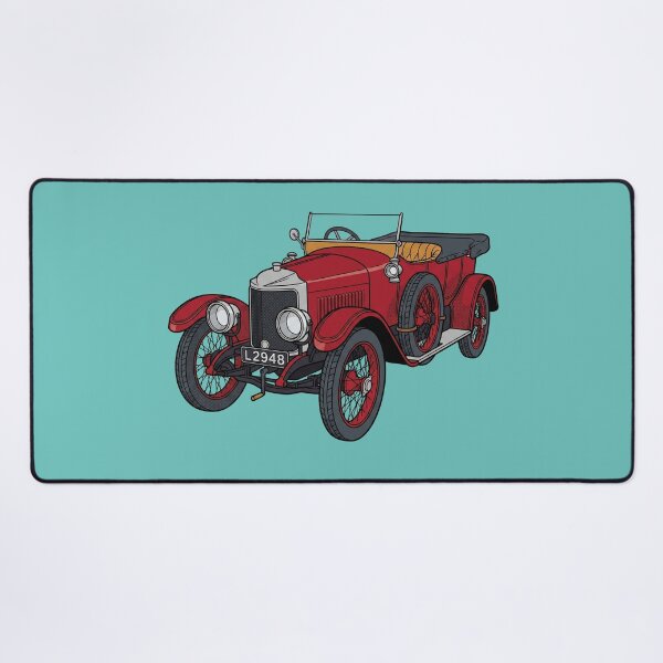 Item preview, The Edwardian Road-Burner: 1910 Vauxhall Prince Henry Car Art Print designed and sold by FreiherrPK.