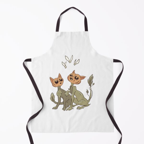 Item preview, Pumpkin Cats Chasing Skullflies designed and sold by LadyMoldavites.
