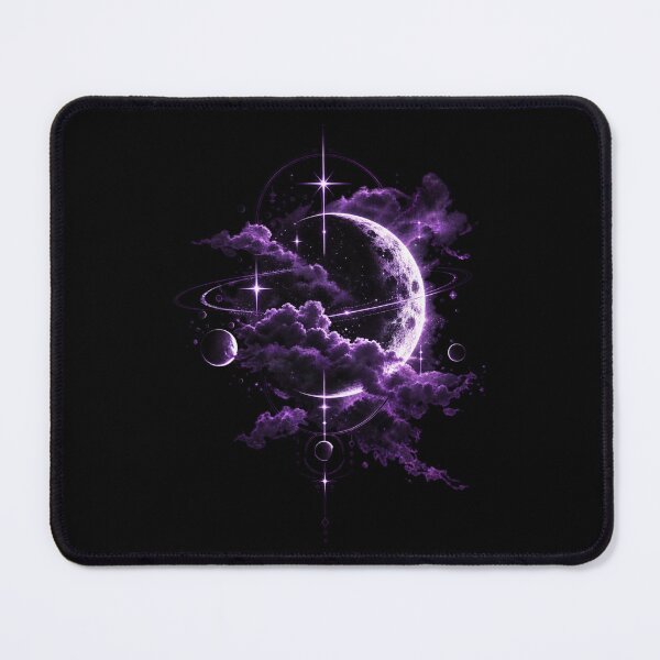 Item preview, Purple Celestial Moon designed and sold by Desikhanna123.