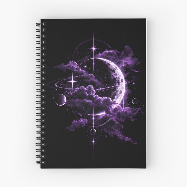 Item preview, Purple Celestial Moon designed and sold by Desikhanna123.