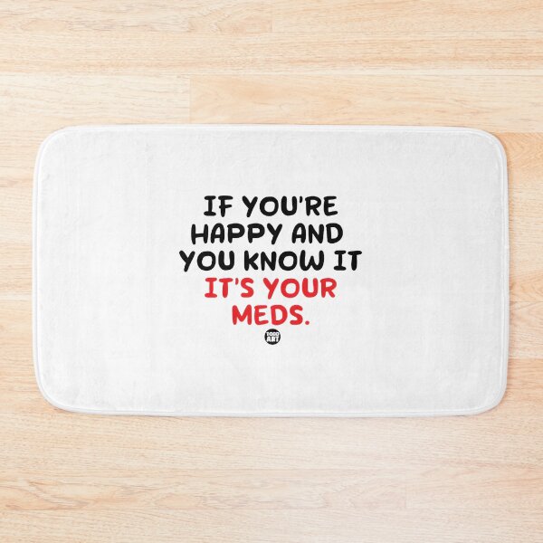 Item preview, Happy Meds Positive Vibes Illustration for Mental Wellness and Joy designed and sold by creativecommune.