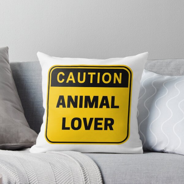 Item preview, Caution Animal Lover Funny Warning Sign Design for Pet Enthusiasts designed and sold by SHVKERstyle.