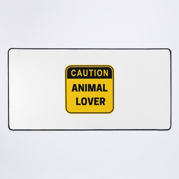 Item preview, Caution Animal Lover Funny Warning Sign Design for Pet Enthusiasts designed and sold by SHVKERstyle.