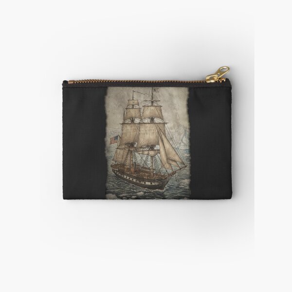 Item preview, The Blubber-Boiler’s Horizon: 19th-Century American Whaler Art Print designed and sold by FreiherrPK.