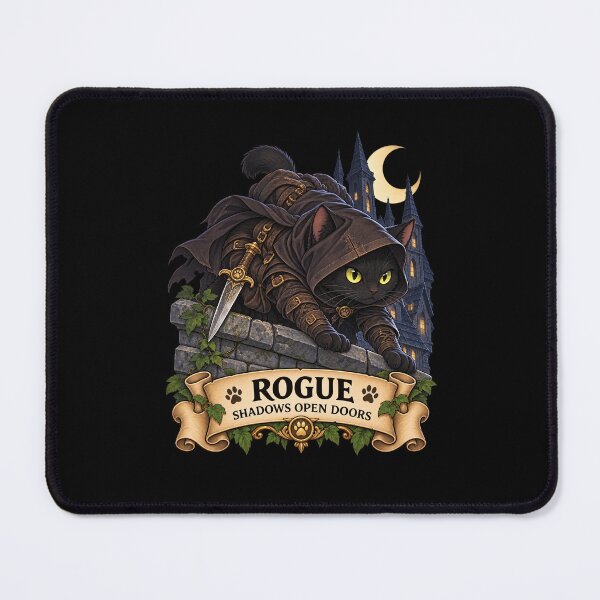 Item preview, Rogue Cat – Shadows Open Doors designed and sold by StudioSand.