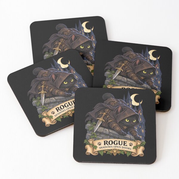 Item preview, Rogue Cat – Shadows Open Doors designed and sold by StudioSand.