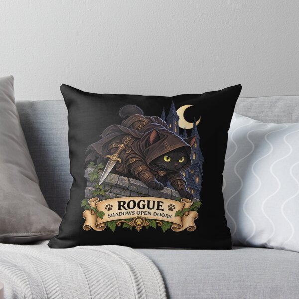 Item preview, Rogue Cat – Shadows Open Doors designed and sold by StudioSand.