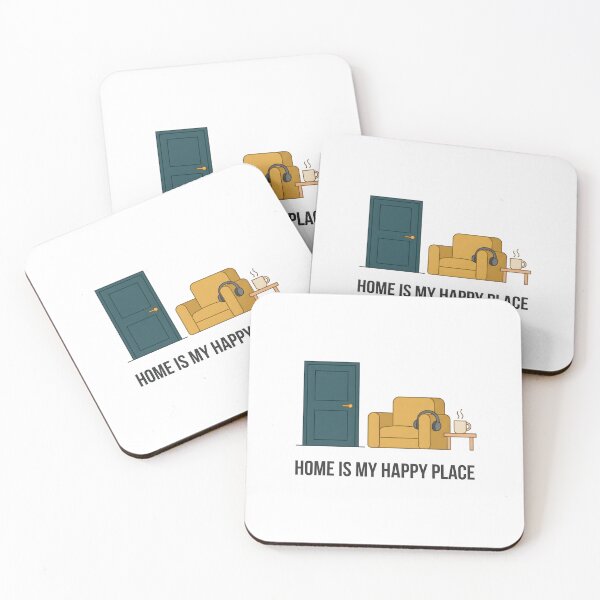 Item preview, Cozy Home Happy Place Sofa Scene designed and sold by Flamocha.