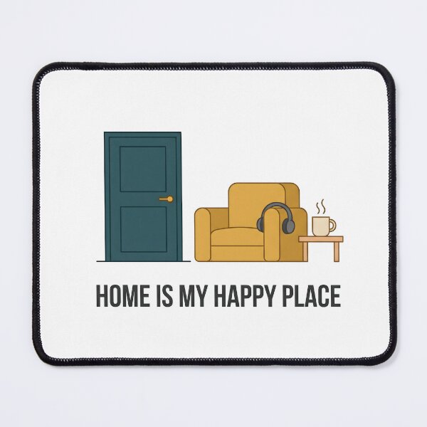 Item preview, Cozy Home Happy Place Sofa Scene designed and sold by Flamocha.