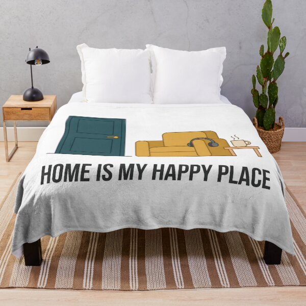 Item preview, Cozy Home Happy Place Sofa Scene designed and sold by Flamocha.