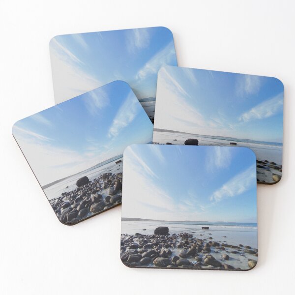 Item preview, Rocky Beach with Dramatic Sky at Low Tide designed and sold by hanlahav.